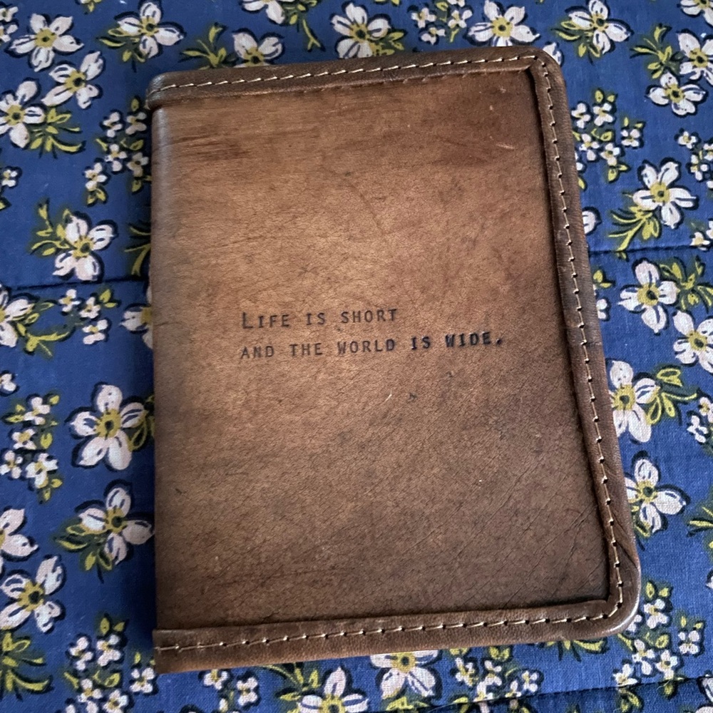 Sugarboo & Co leather passport case NWT